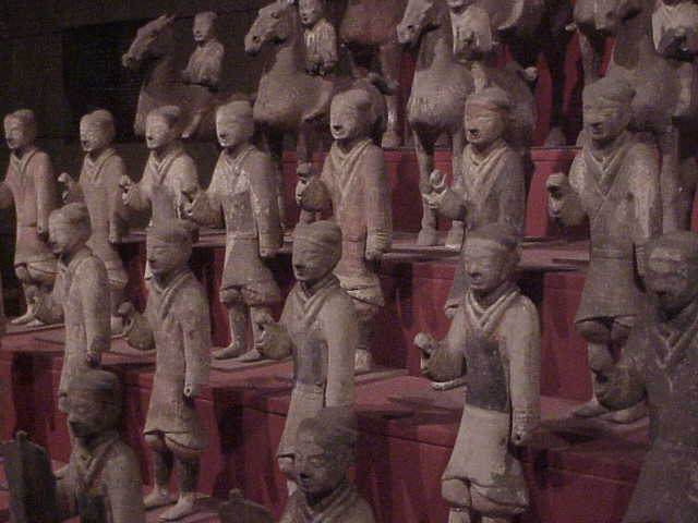    Han pottery warriors      Shaanxi History Museum  